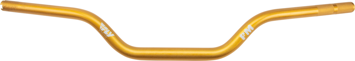 Forbidden Moto Style Hbar Hi Rise Gold Handlebars - 32 Inch Wide with Internal Wiring for Harley Davidson