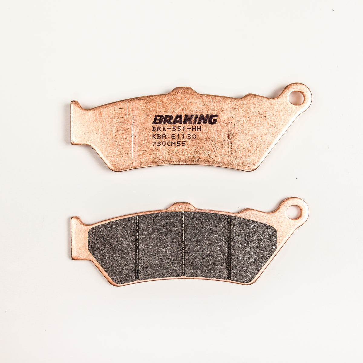 BRAKING Sintered Metal Rear Brake Pad Set for Street and Off-Road Applications - Part #780CM55