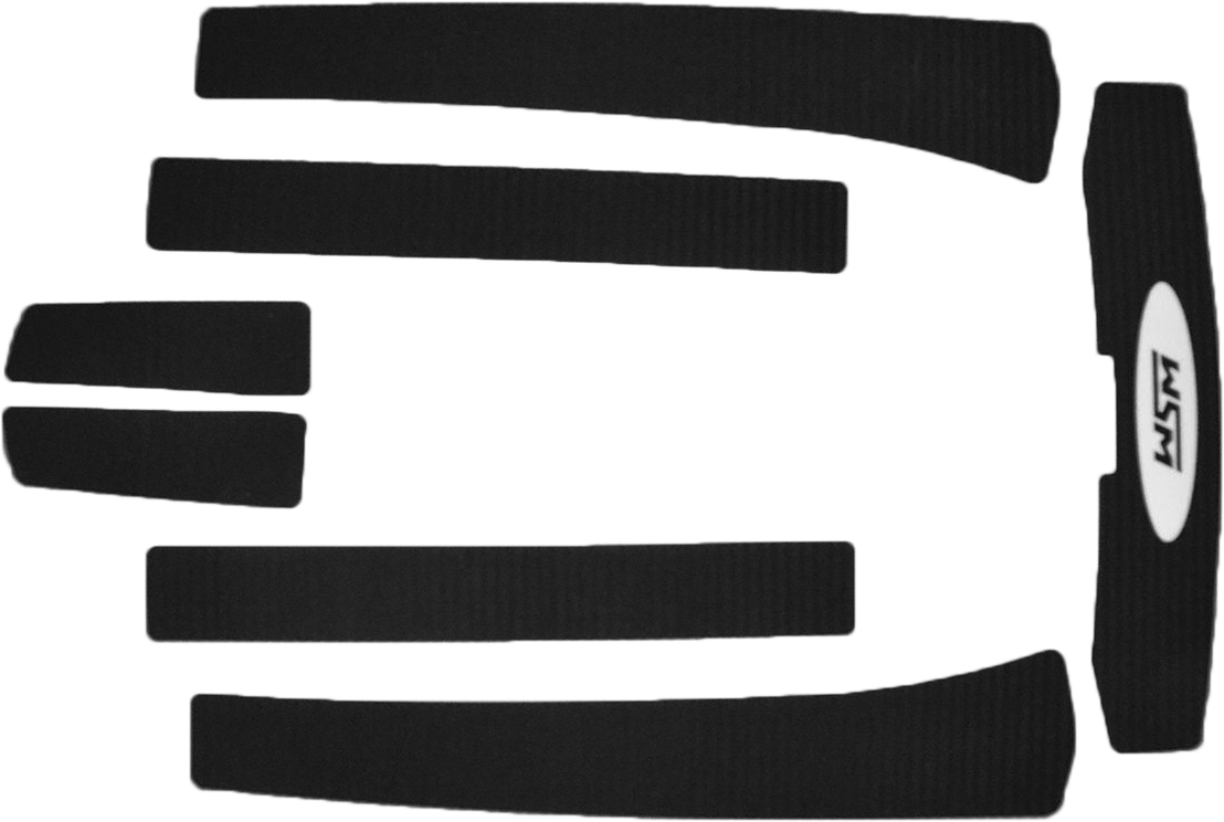WSM Traction Mat Sea for Polaris Watercraft - Black Replacement Padding Kit Part 012-452BLK