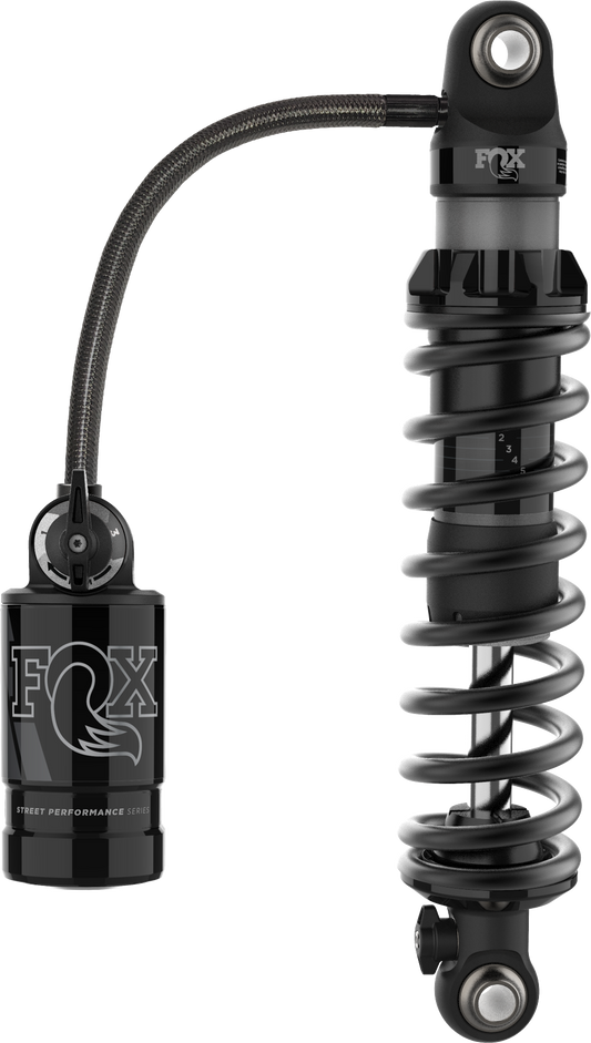 FOX QS3 QSR 14-Inch Shock with Remote Reservoir for V-Twin Motorcycles