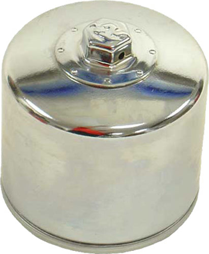 K&N KN-172C Chrome Oil Filter for Harley-Davidson V-Twin Engines