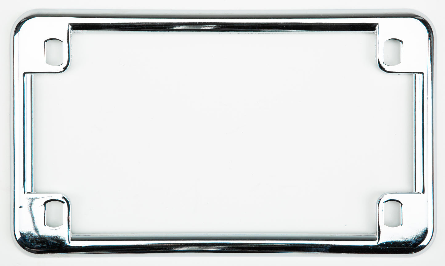 Chris Products Chrome License Plate Frame - Street Division Body Style