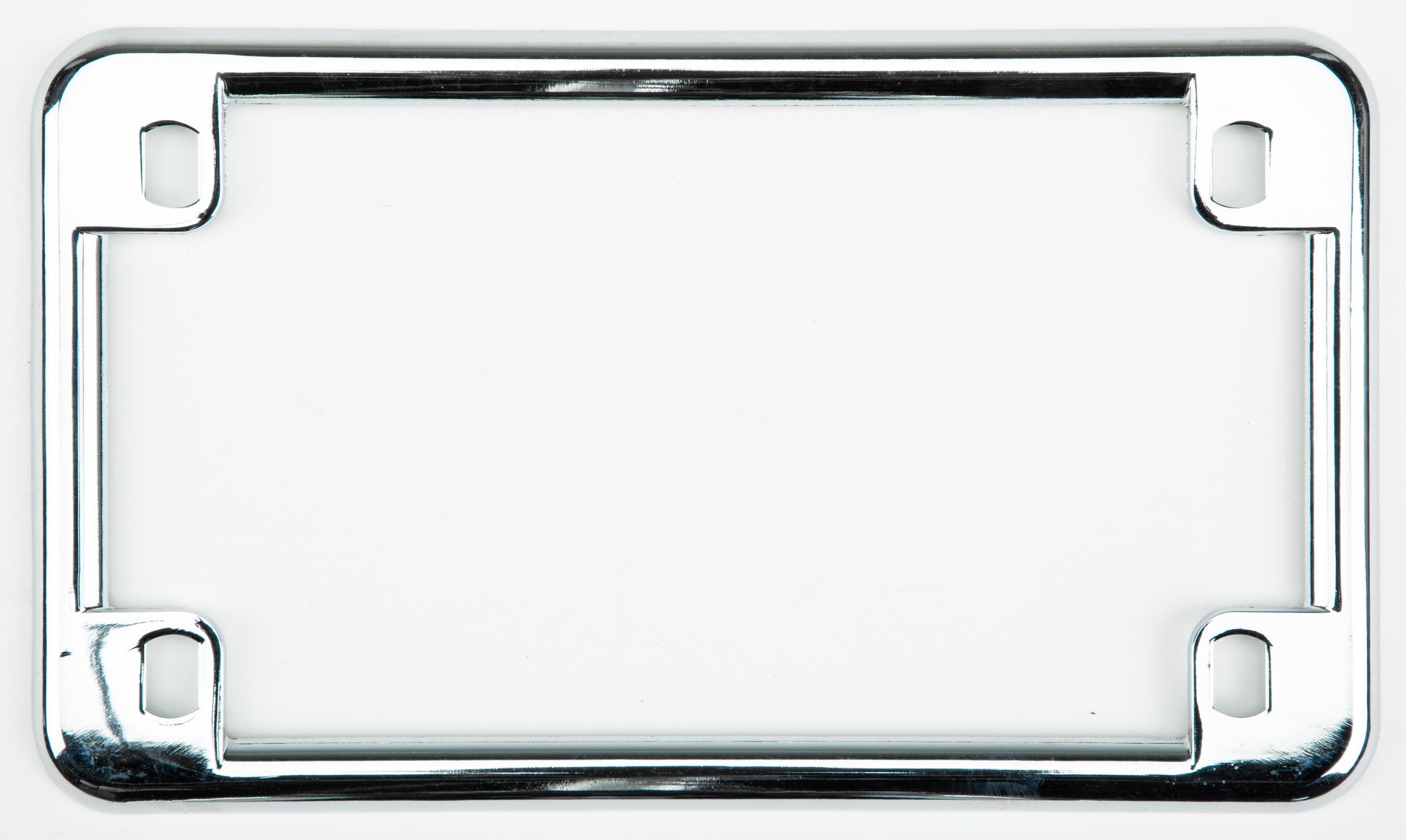 Chris Products Chrome License Plate Frame - Street Division Body Style