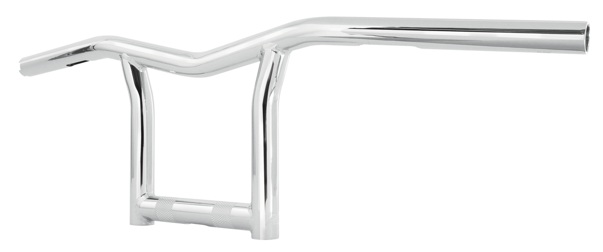 BURLY BRAND Sid 8-Inch Handlebar with 1-Inch Diameter in Chrome Finish