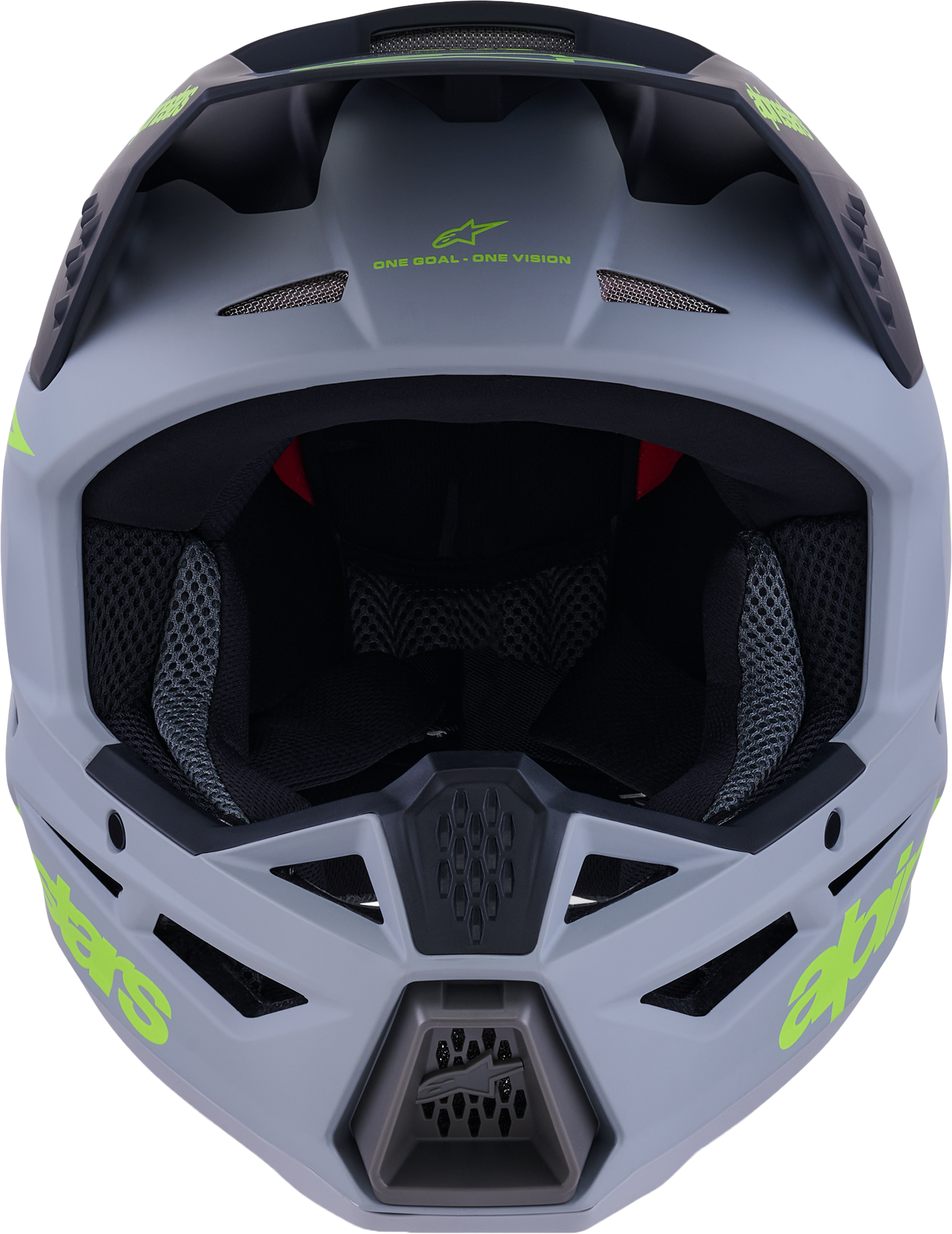 Alpinestars SM3 Radium Off-Road Helmet 2X-Large Matte Grey/Black/Yellow Fluo
