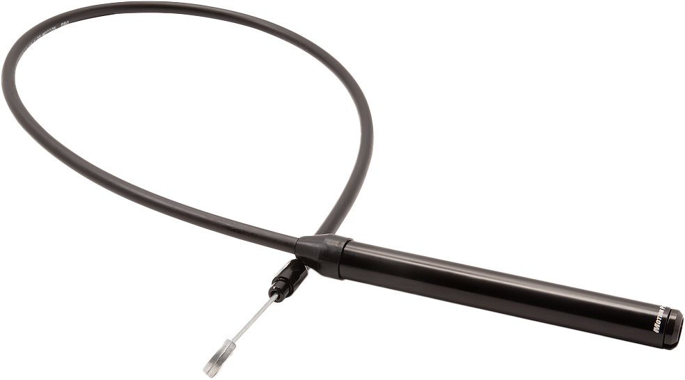 MOTION PRO Top Half Blackout Clutch Cable for Harley Davidson V-Twin Softail and Touring Models - 44.7 Inches