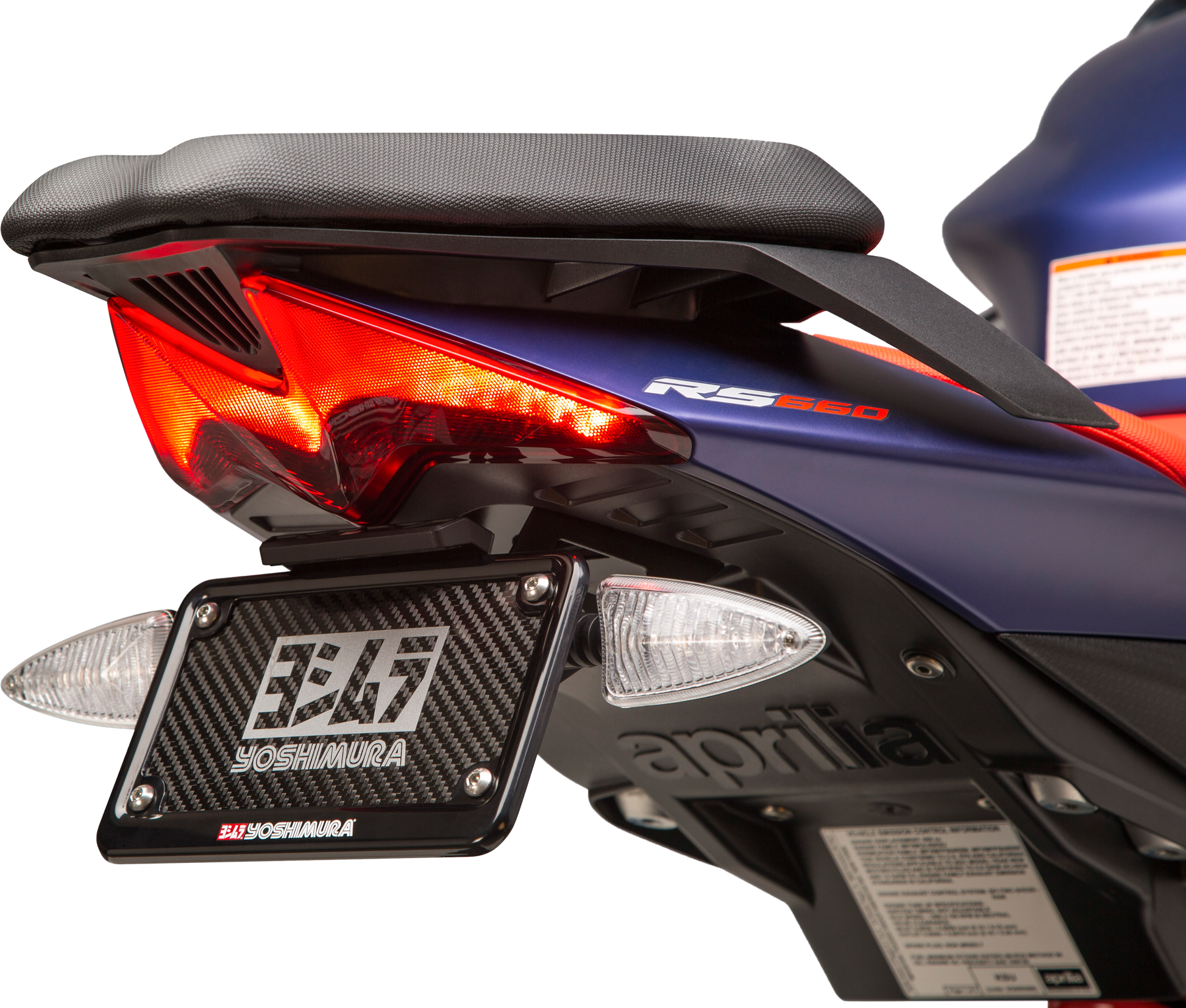 Yoshimura Fender Eliminator Kit for 2021 Aprilia RS 660 – Sleek Race Look with LED Lighting
