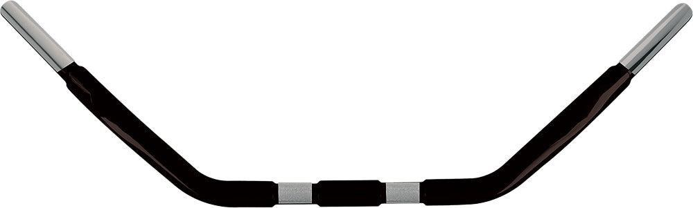 Wild 1 Chubby Dresser Bars Springer Satin Black for Harley Davidson V-Twin Models