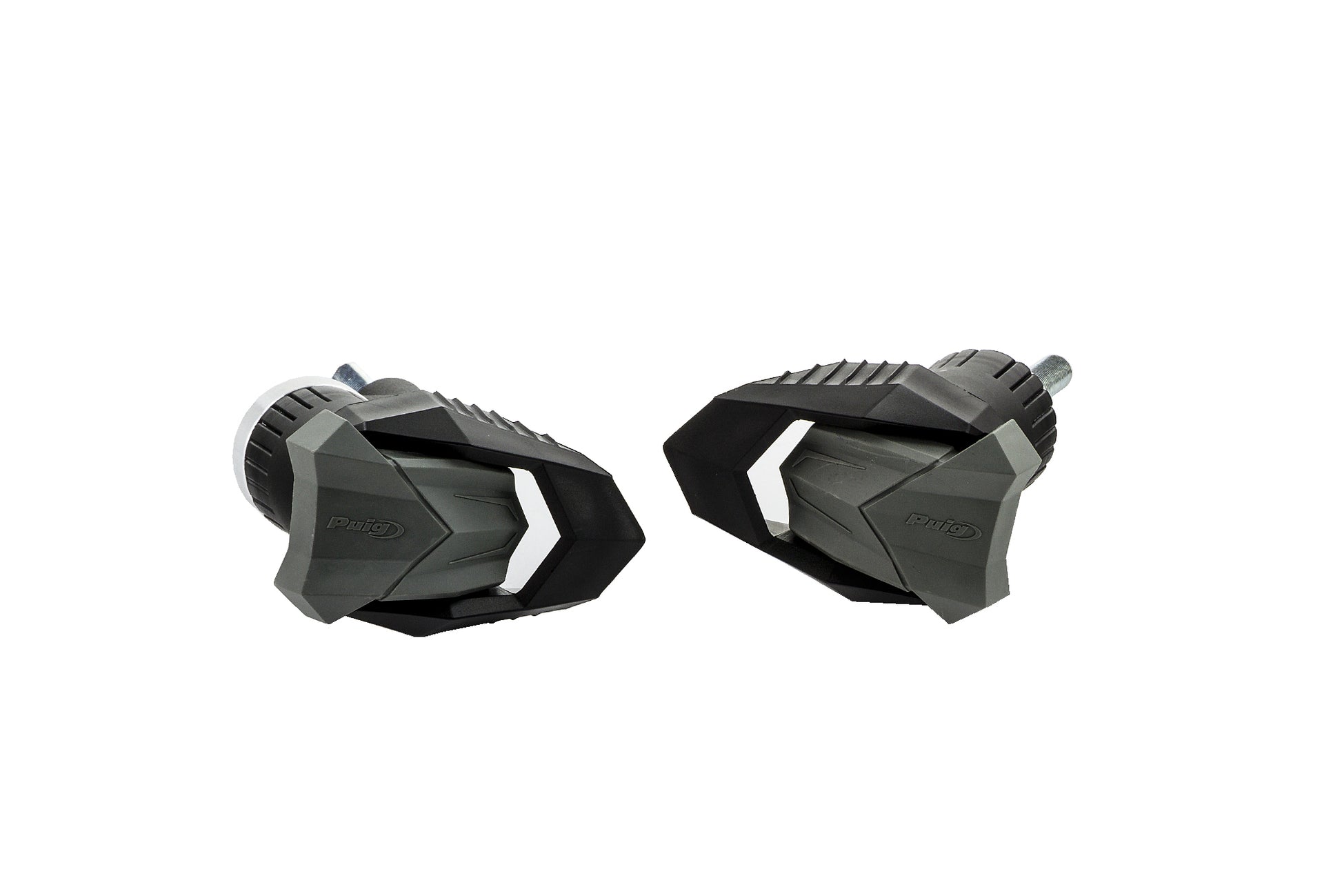 PUIG Frame Sliders R19 for CFMoto - Black Body Guards for Street Bikes