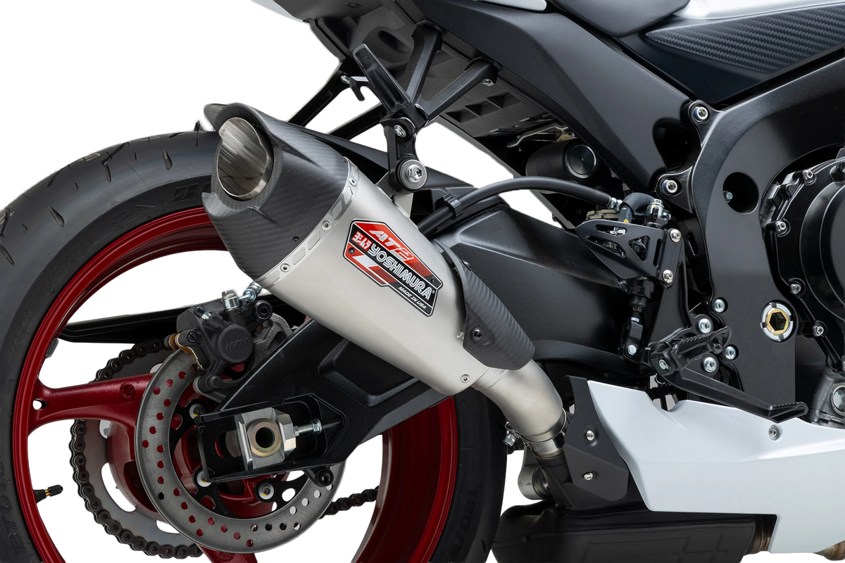 Yoshimura Exhaust Street At2 Slip-On Muffler for Motorcycles - Part Number 11750BP521
