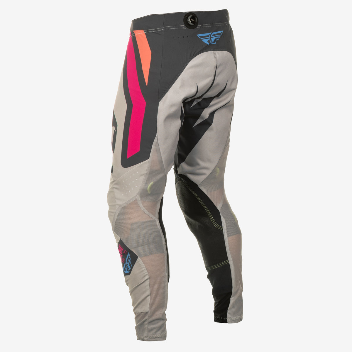 Fly Racing Youth Lite Vice Offroad Pants in Grey/Pink/Coral, Size US 26