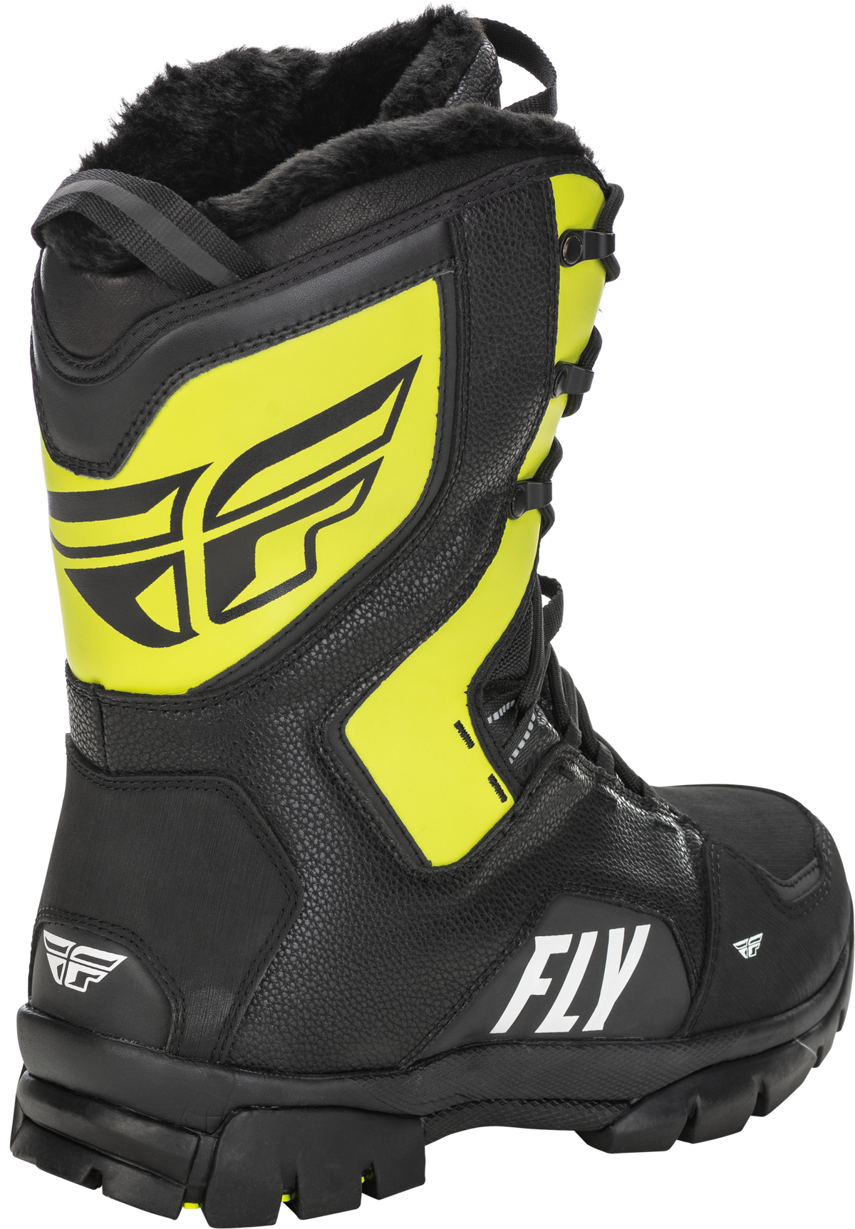 Fly Racing Marker Boot Men’s US 14 Black, Grey & Hi-Vis Yellow Snow Boots
