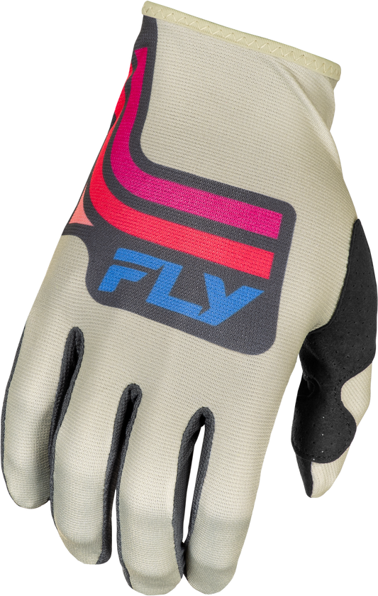 Fly Racing Lite Vice Gloves Medium - Offroad MX Gloves with Lightweight Design and Touch Screen Compatibility