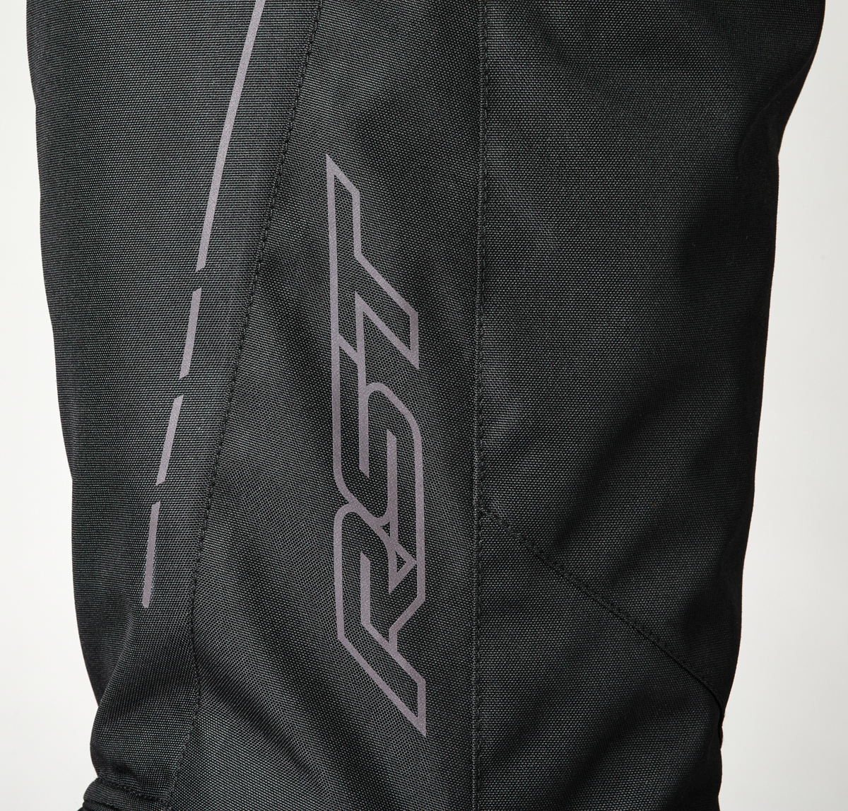 RST S1 CE Long Leg Jean Black/Black Textile Motorcycle Pants with Armor and Adjustable Fit