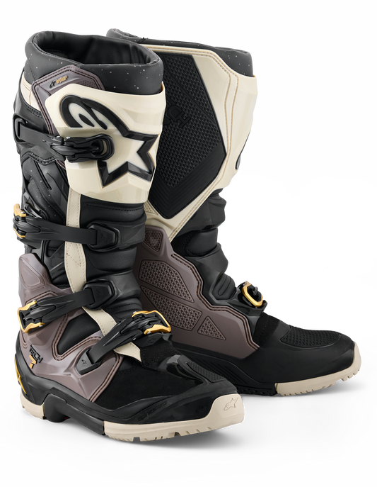 Alpinestars Tech 7 Enduro Drystar Offroad Boots US 13 – Black, Dark Grey, Gold