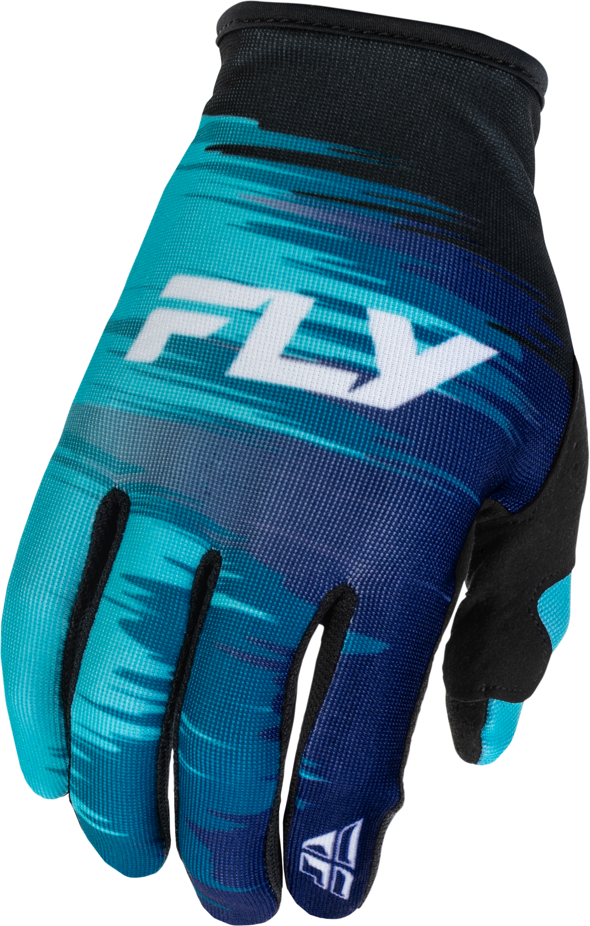 Fly Racing Women's Lite Offroad Gloves – Aqua, Navy, and White, X-Large
