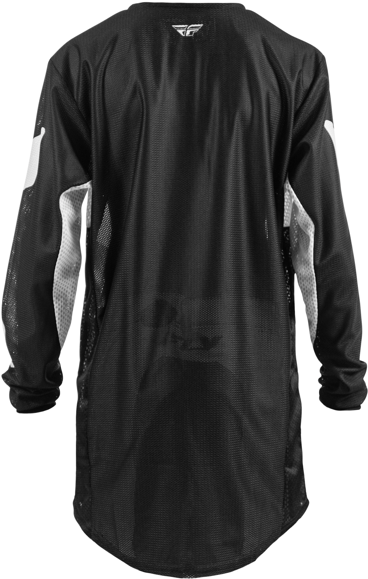Fly Racing Youth Kinetic Mesh Jersey Black/White Large for Offroad Riding