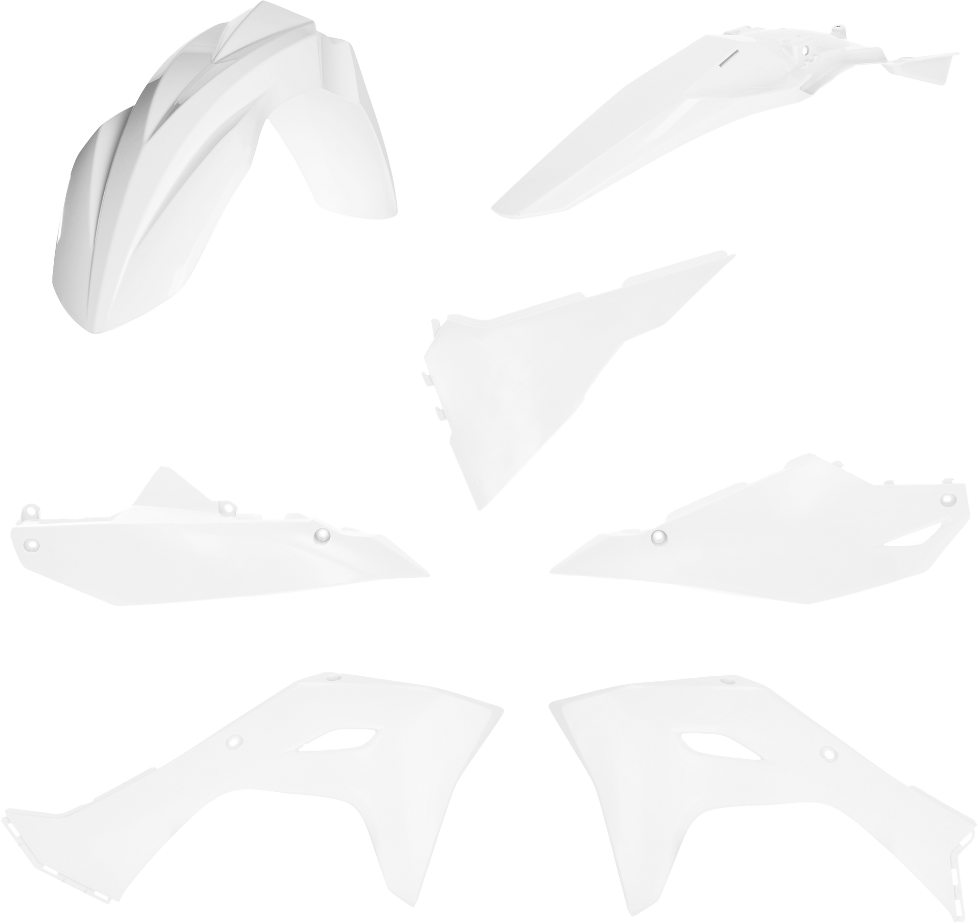 ACERBIS Plastic Kit Kaw White for 2024 Kawasaki KX450F and KX450X