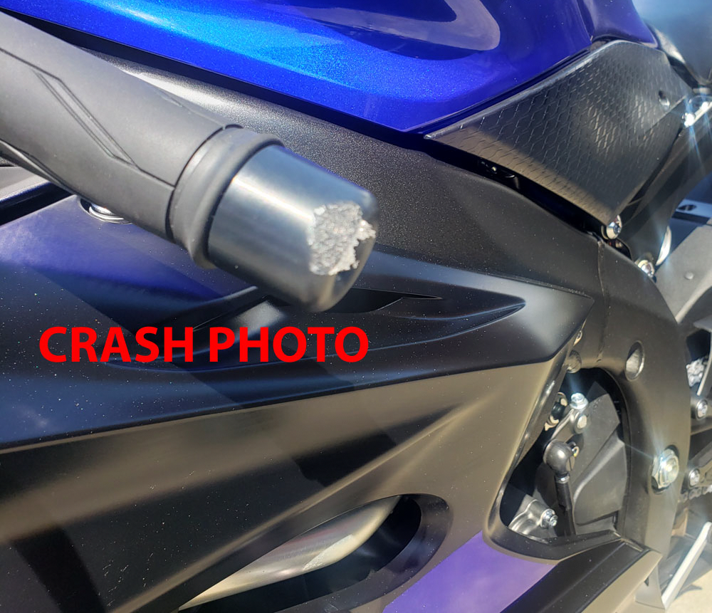 SHOGUN Bar End Sliders Black for Yamaha YZF-R6 (2017-2021)