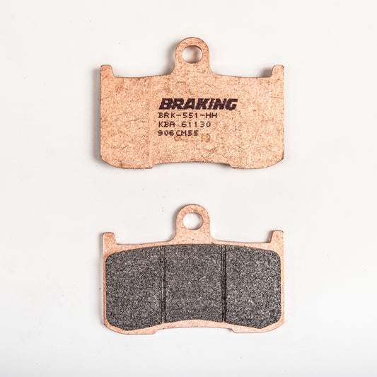 BRAKING Front Brake Pad Set for Triumph Tiger 800 and Victory Models - Part Number 906CM55