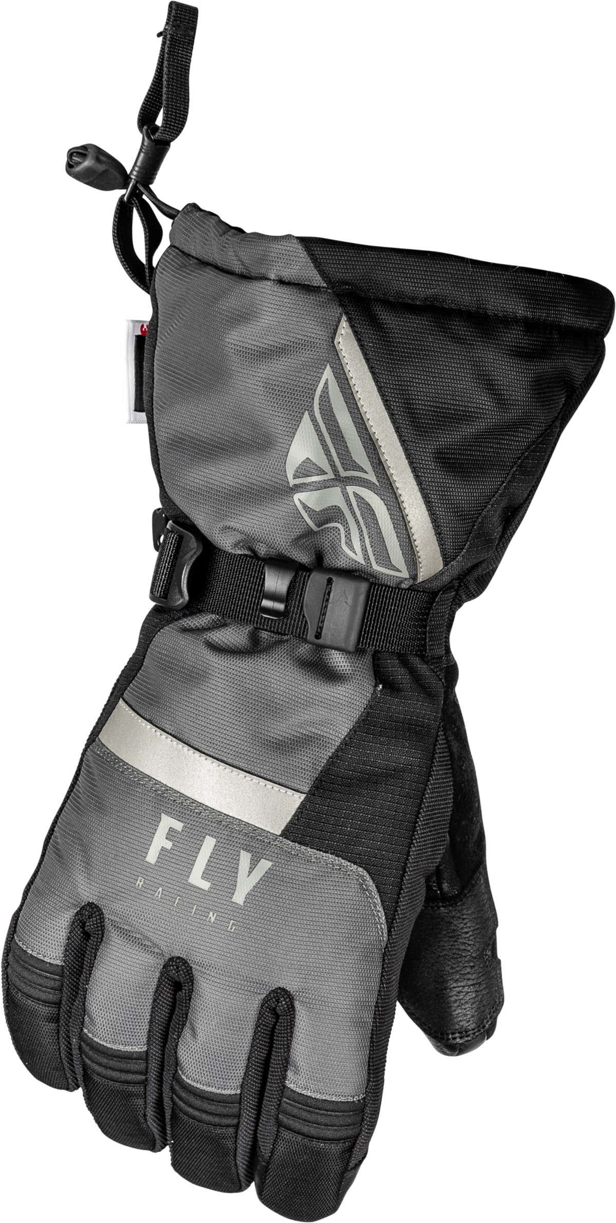 Fly Racing Cascade Gloves Large Black and Grey – Cold Weather Snow Gloves