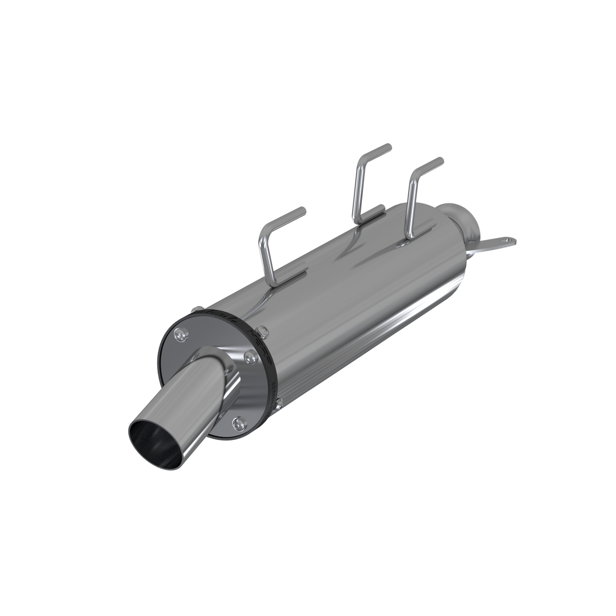 MBRP AT-9527PT Single Slip-On System with 4.5-Inch Performance Muffler for Polaris Ranger 800 & Crew 800 Models