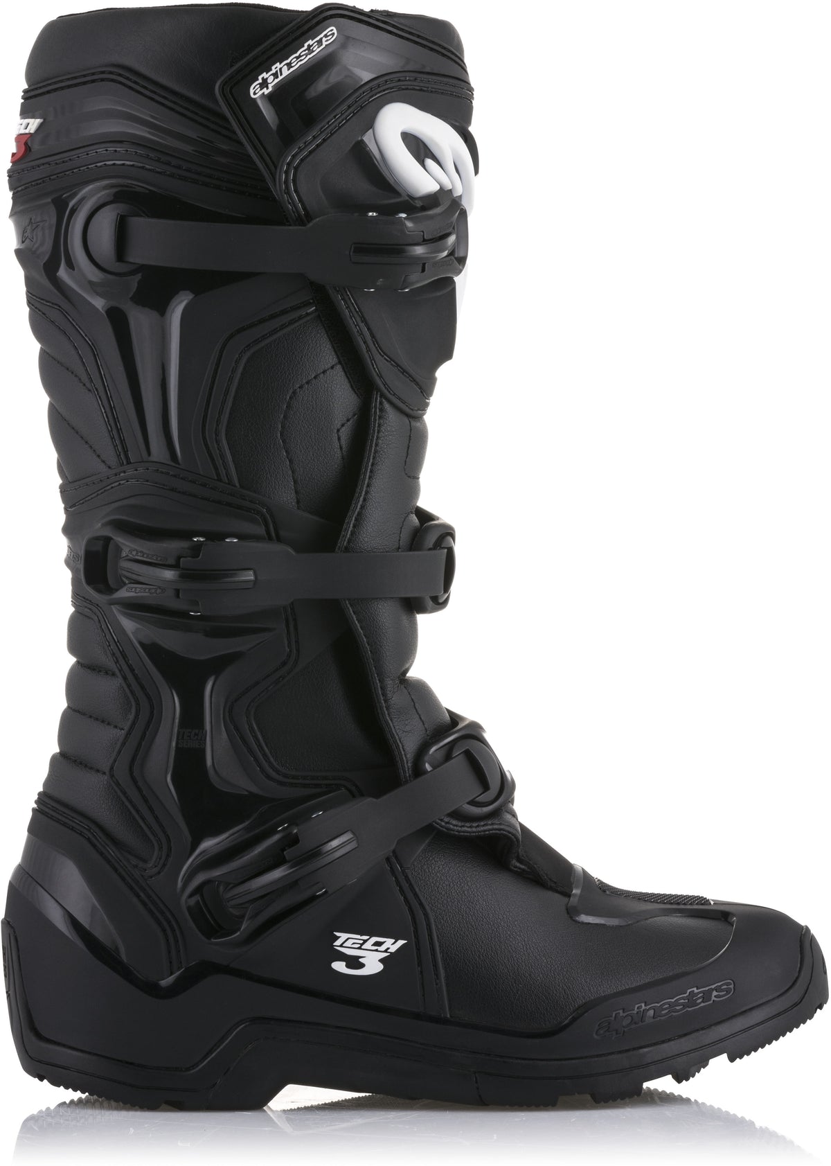Alpinestars Tech 3 Enduro Boots Black US Size 8 – Off-Road Motorcycle Footwear