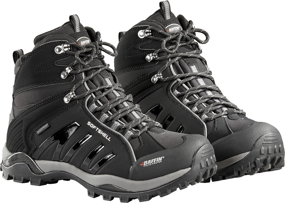 BAFFIN Zone Men's Snow Boots Black US 09 – Waterproof Breathable Winter Footwear