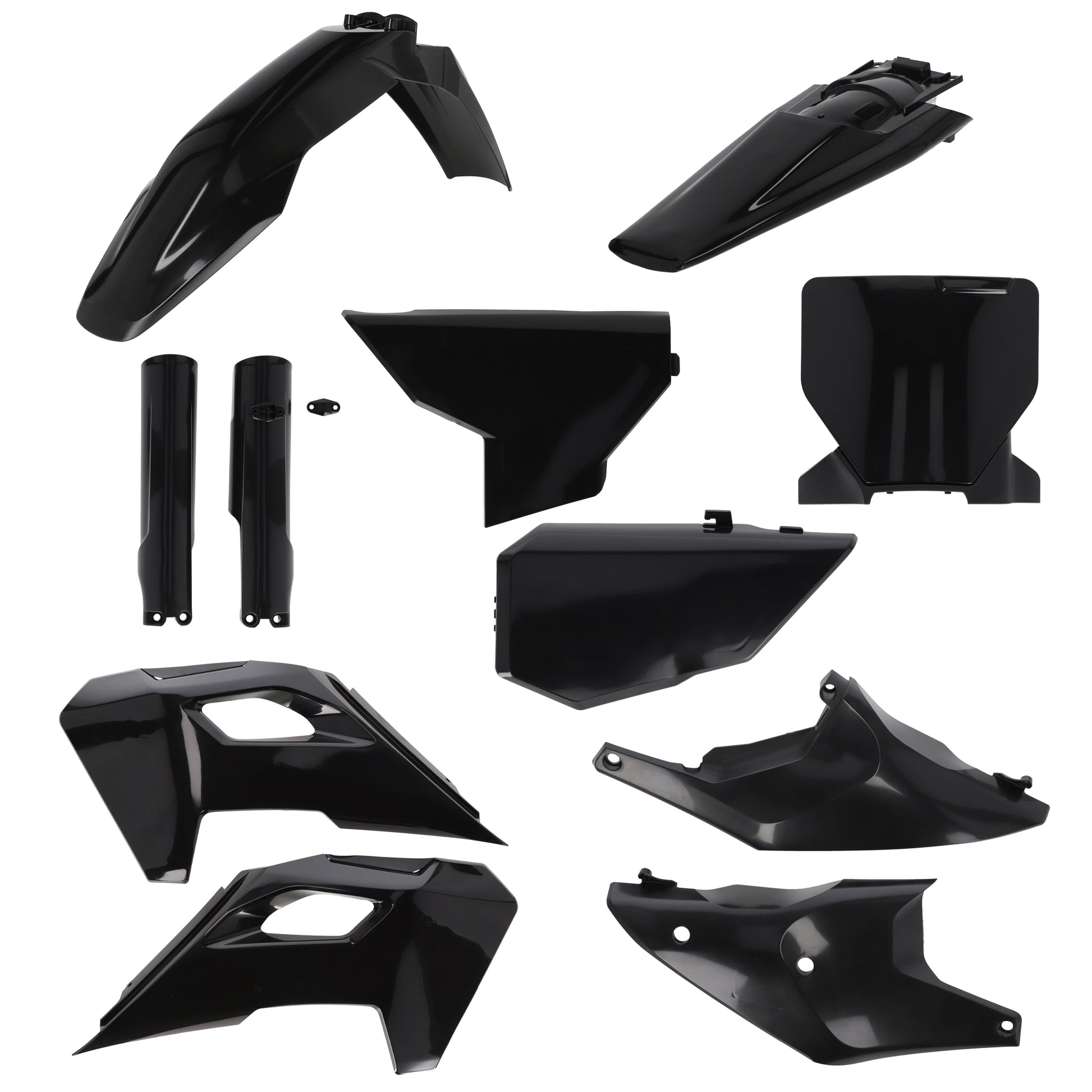 ACERBIS Plastic Kit Full Hus Black – Offroad Replacement Body Parts