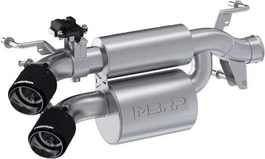 MBRP Part Number AT-9536AS Dual Stacked Slip-On Exhaust System for Polaris RZR XP 1000 (2024-2025)