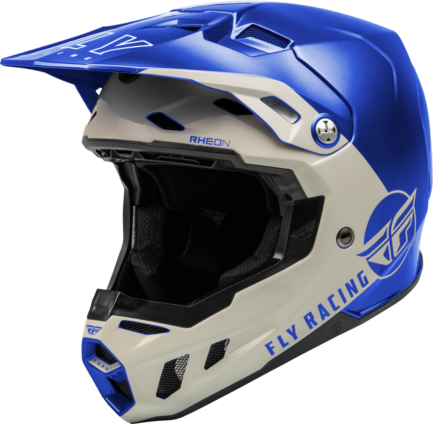 Fly Racing Formula CC Centrum Helmet X-Small Metallic Blue and Grey