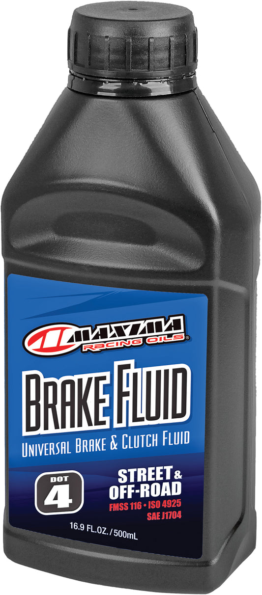 Maxima Brake Fluid DOT 4 - 500 mL, Universal Brake Fluid for Automotive Use