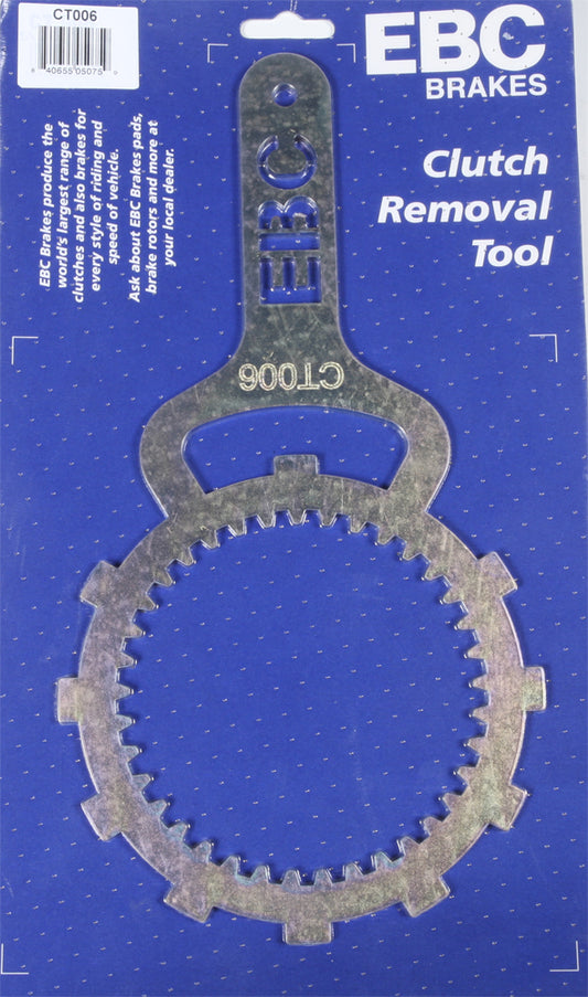 EBC Clutch Basket Holder Tool CT006 for Kawasaki KDX, KX, KE, and KZ Models