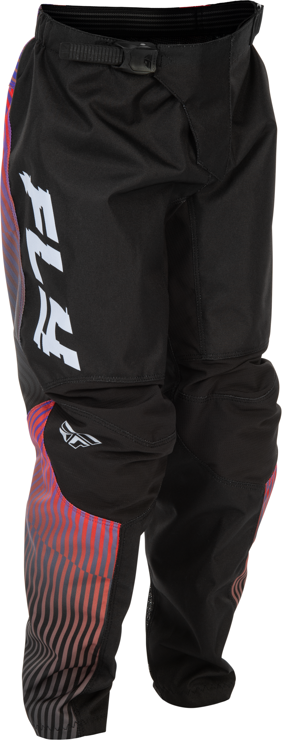 Fly Racing Youth F-16 Offroad Pants Size 20 in Black, Red, and Purple