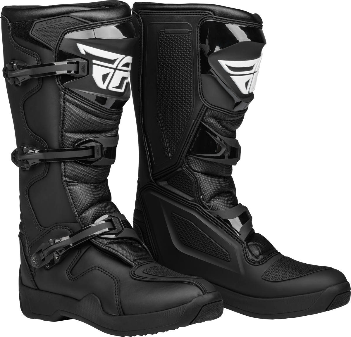Fly Racing Maverik LT Offroad Motorcycle Boots Black Size 10
