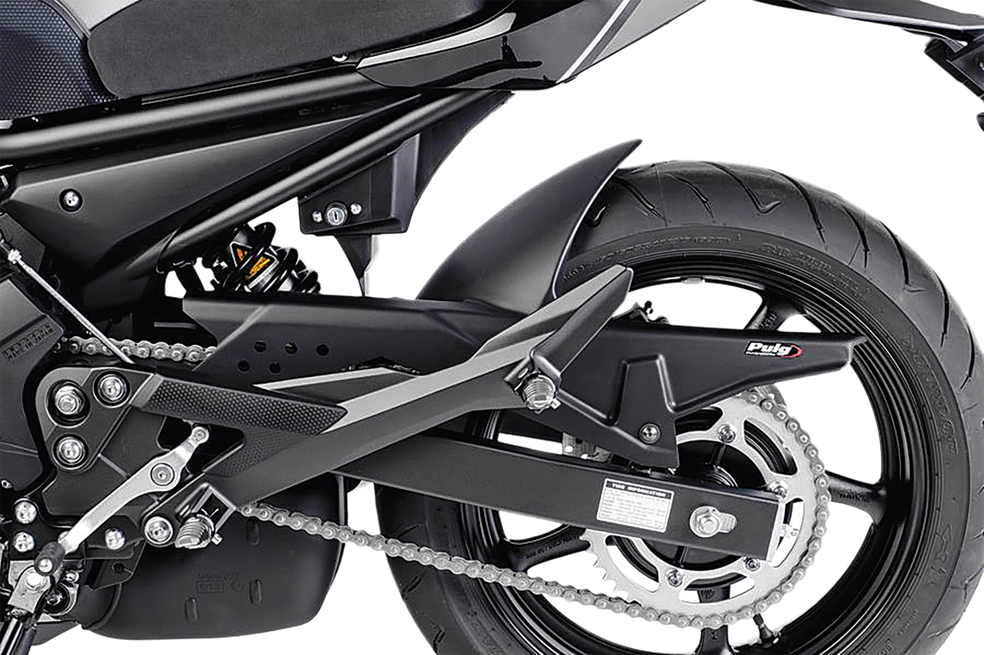 PUIG Body Fender for Yamaha YZF-R3 and MT-03 – Matte Black