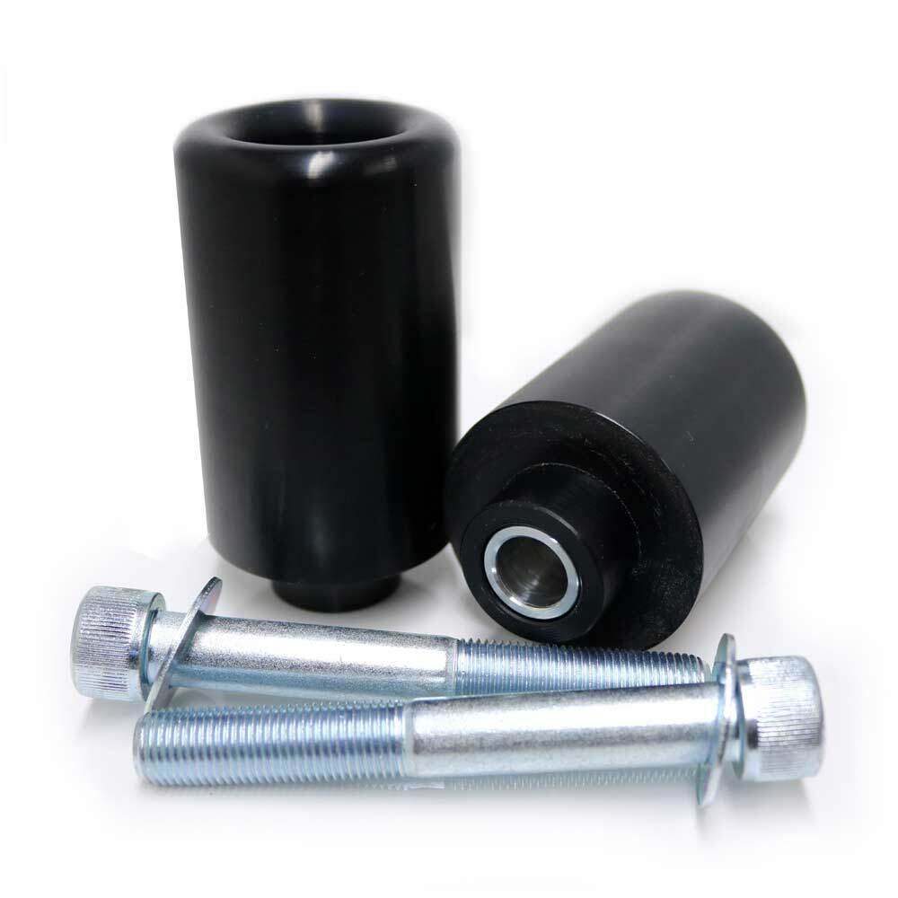 SHOGUN Black Frame Sliders for Honda CBR600RR (2013-2022) – High-Protection Street Body Guards with 1-Year Free Replacement Program