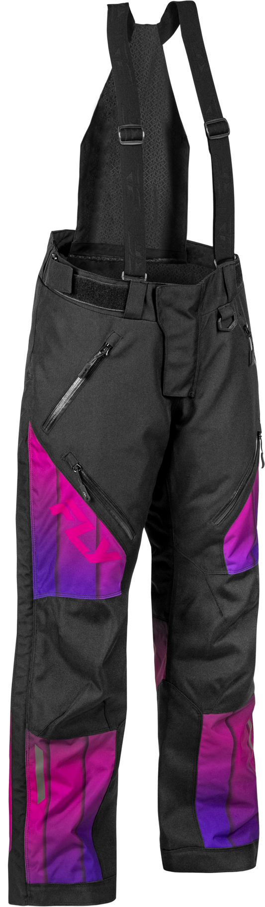 Fly Racing Women's SNX Pro Pant in Purple/Black – X-Large Snow Sport Bibs and Pants