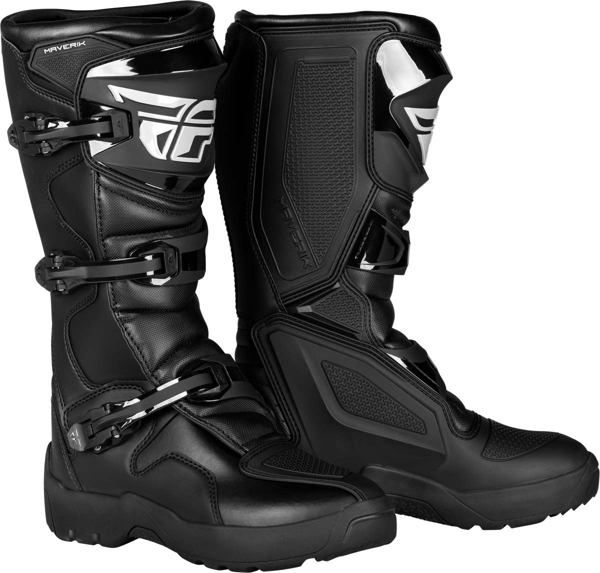 Fly Racing Maverik LT Enduro Men’s Offroad Boots Size 12 in Black