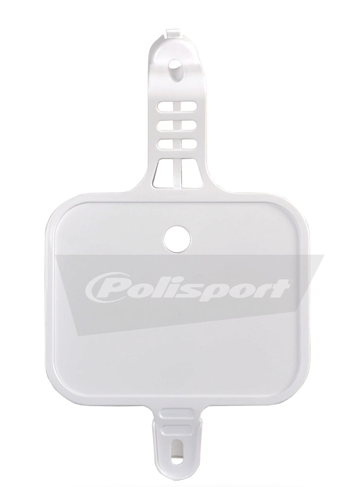 POLISPORT Front Number Plate for Honda CRF50F - White, Part Number 8661800001