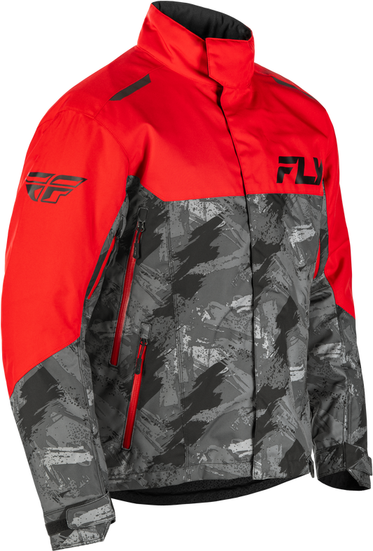 Fly Racing SNX Pro Jacket Red/Black 3X-Large – Snow Sports Outerwear