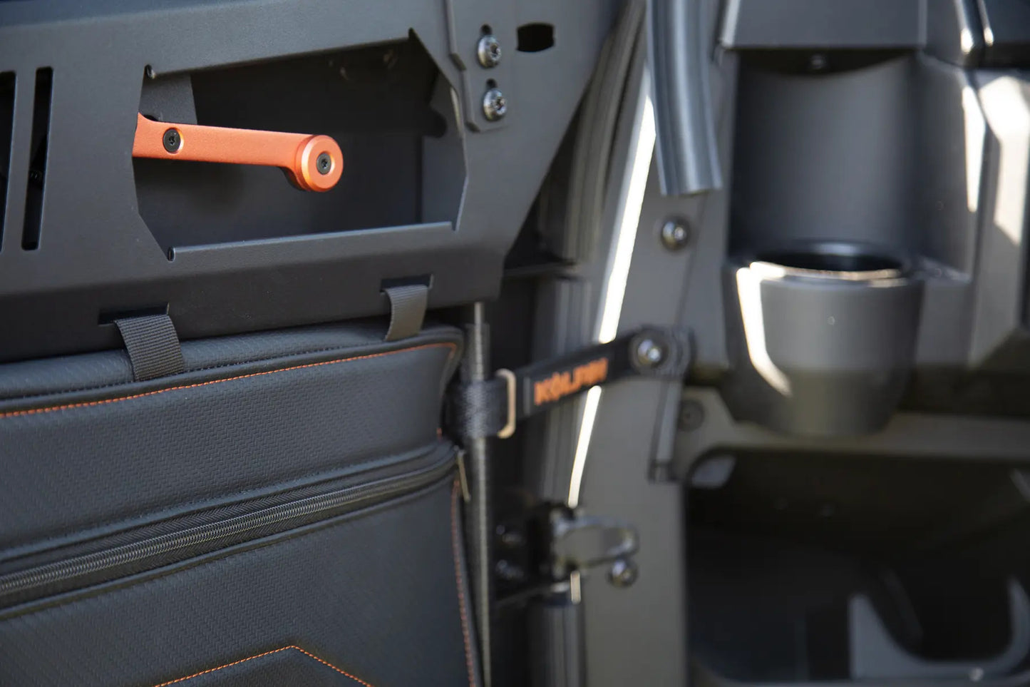 KOLPIN Steel Front Half Doors for ATV/UTV – Easy Install, Multi-Point Mounting, Automotive-Style Handle