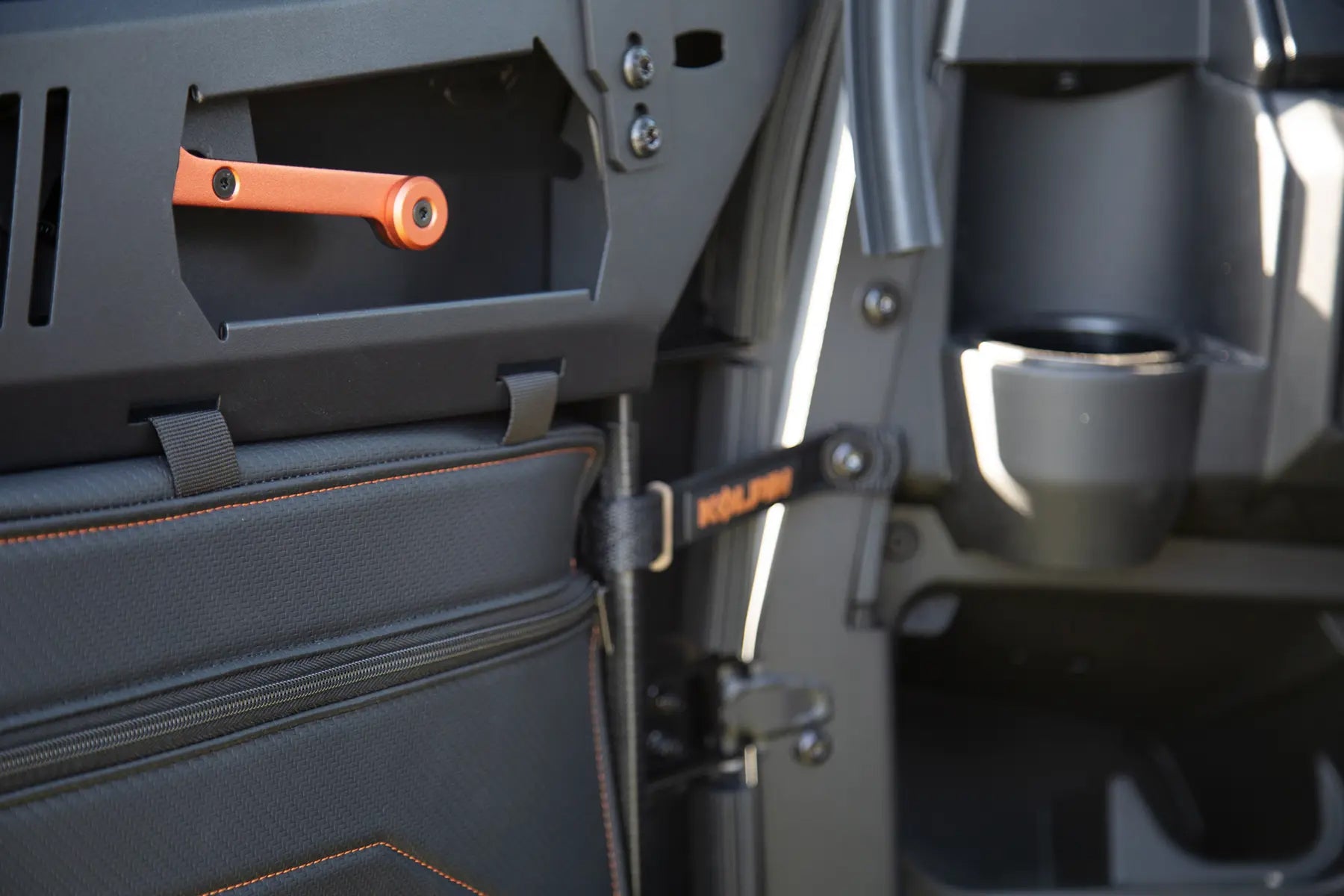 KOLPIN Steel Front Half Doors for ATV/UTV – Easy Install, Multi-Point Mounting, Automotive-Style Handle