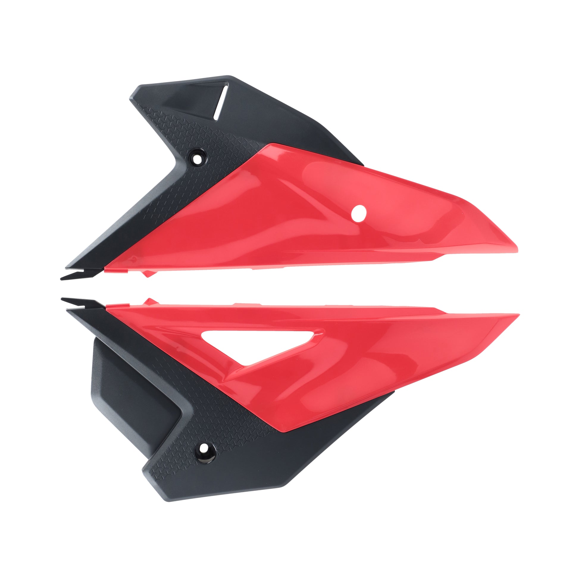 Acerbis CRF Offroad Side Panels Upper and Lower Red/Black