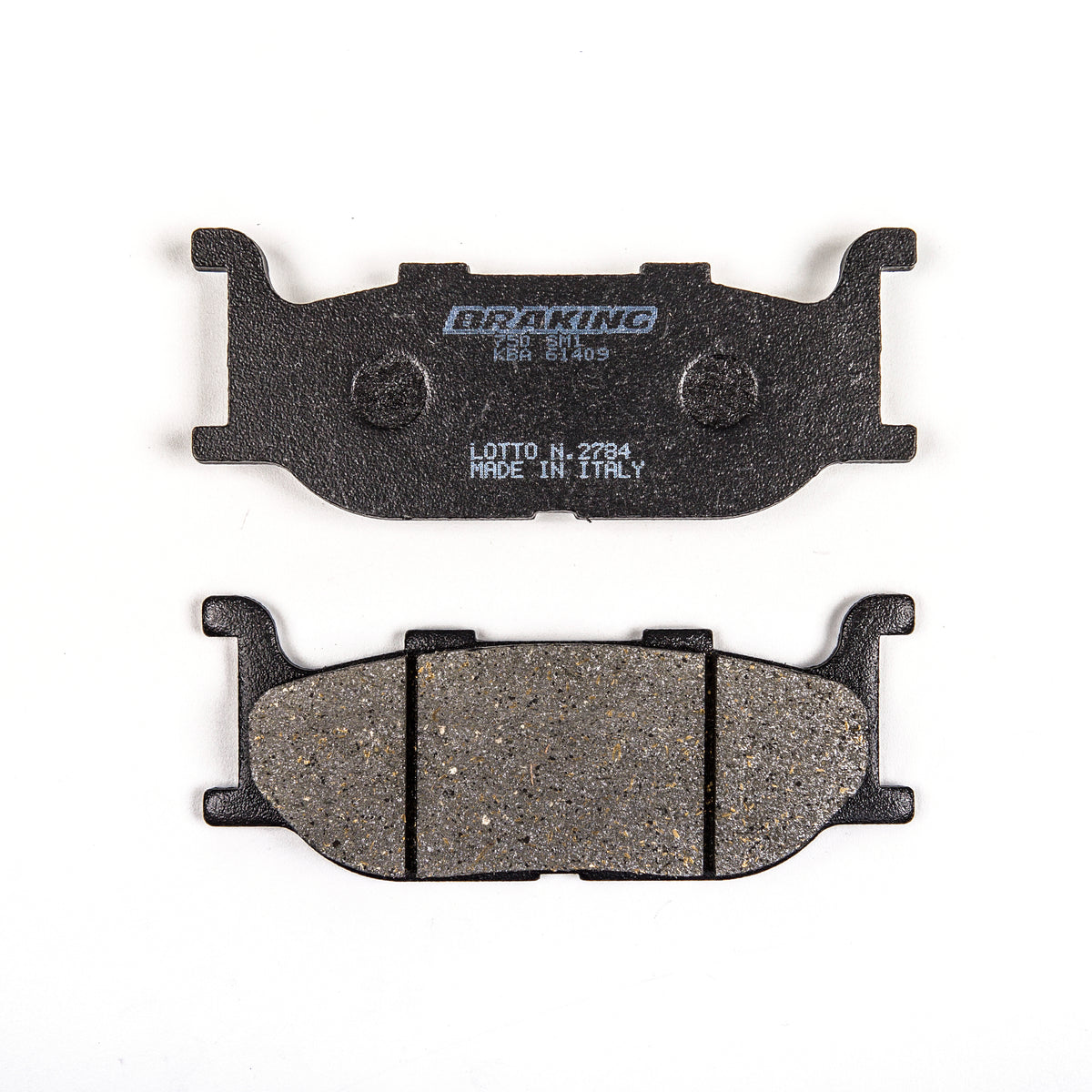 BRAKING Part Number 750SM1 Semi Metallic Brake Pad Set for Yamaha V-Star 650 (1998-2006) and SR400