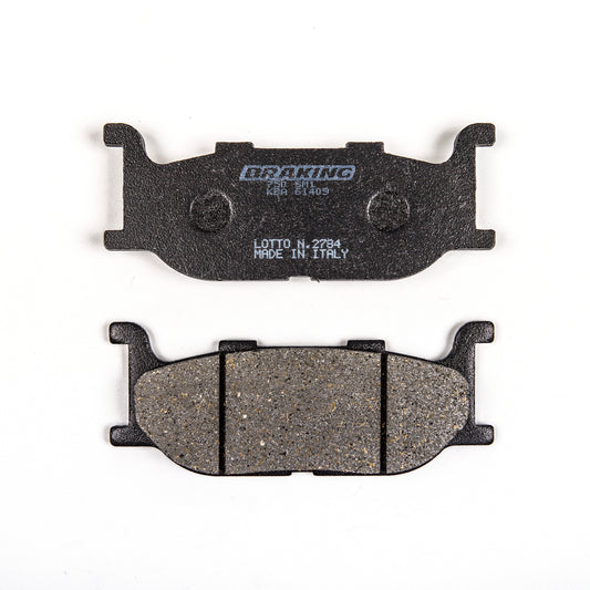 BRAKING Part Number 750SM1 Semi Metallic Brake Pad Set for Yamaha V-Star 650 (1998-2006) and SR400