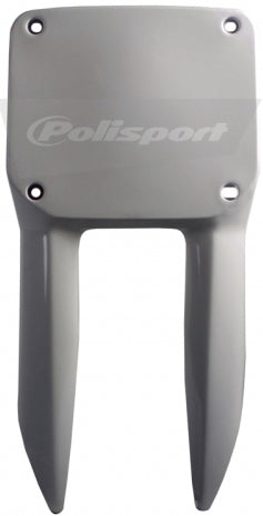 Polisport Front Plate White for Suzuki RM250 and RM125 Models (Part Number 8675000001)