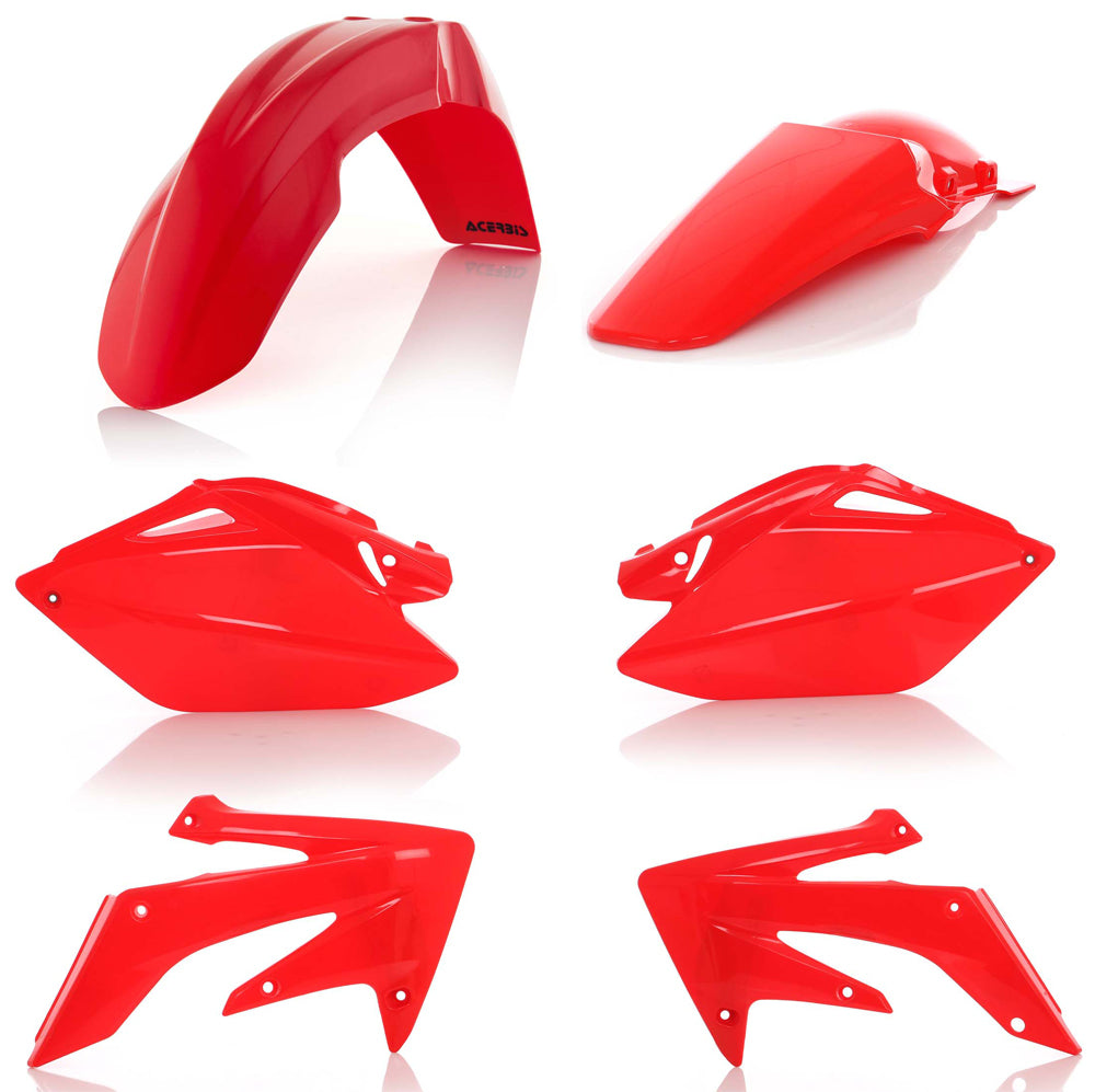 ACERBIS Plastic Kit for Honda CRF250R - Red Replacement Body Parts