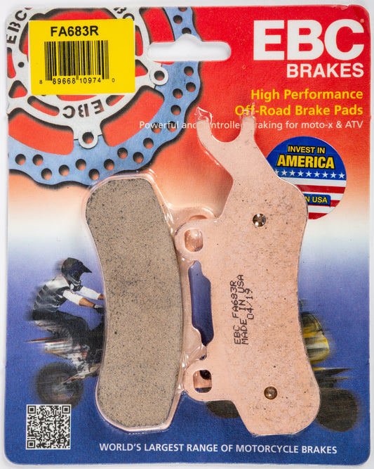 EBC Fa683R Sintered R Series Brake Pads for Can-Am Maverick X3 Turbo and Max Models