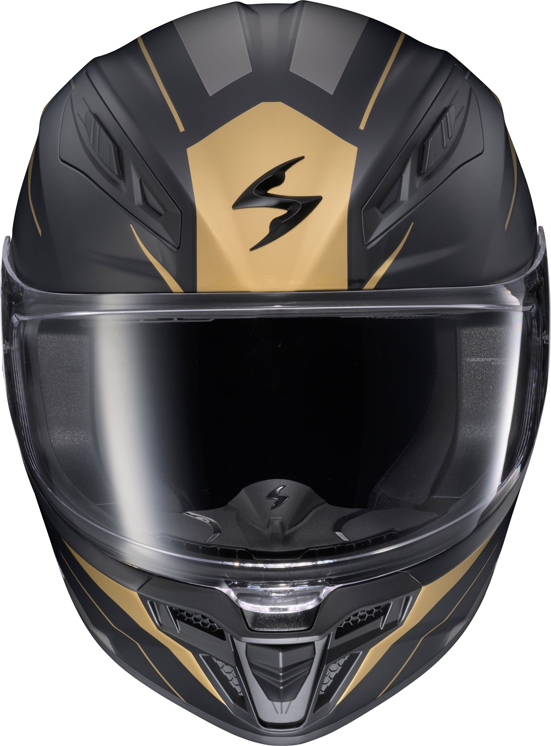 Scorpion EXO Exo R430 Full Face Helmet - X-Large Black/Gold, Street Riding, Cutlass Style